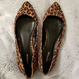 Express Leopard Flats